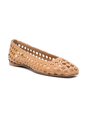 Shell Nappa Camel Ballet Flats PALOMA BARCELO | SHELL38